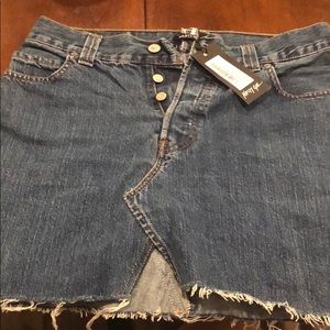 Levi denim skirt